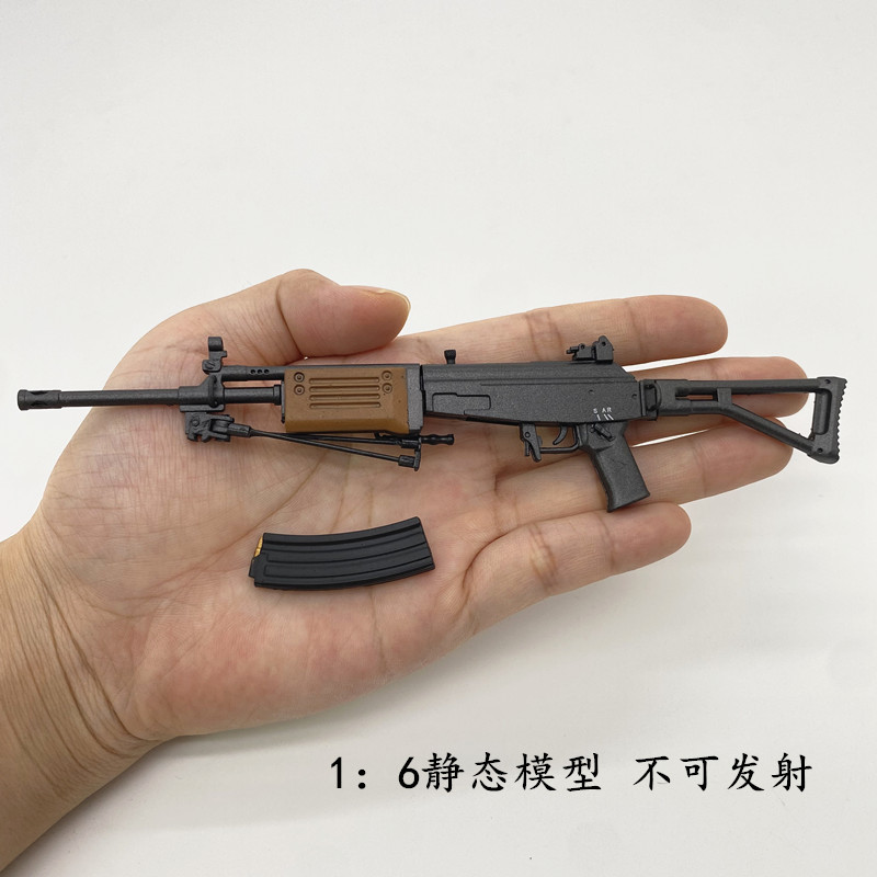 1/6 兵人模型武器 AK74 UMP FAMAS 加利尔 模型(图16)