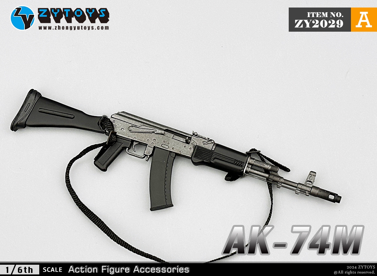 ZYTOYS 1/6 ZY2029 AK74M突击步枪 模型系列(图2)