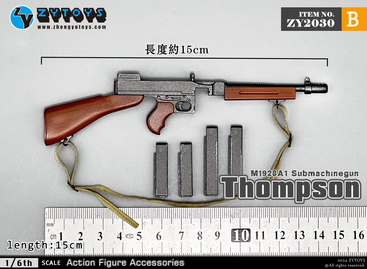 ZYTOYS 1/6 武器系列 M1928 (图8)