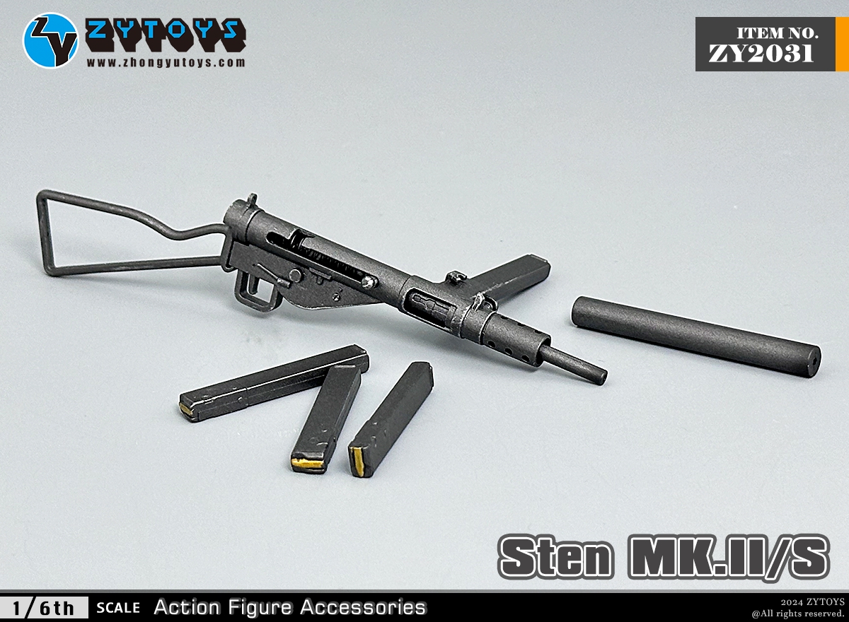 ZYTOYS 1/6 ZY1031武器系列 斯登 MK II S(图3)