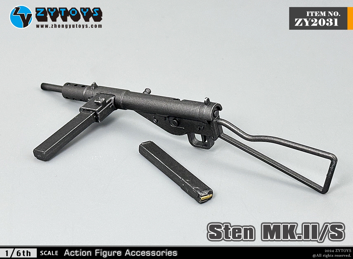 ZYTOYS 1/6 ZY1031武器系列 斯登 MK II S(图4)