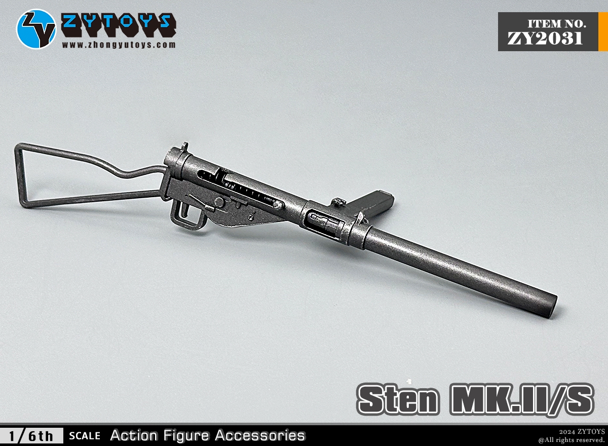 ZYTOYS 1/6 ZY1031武器系列 斯登 MK II S(图6)