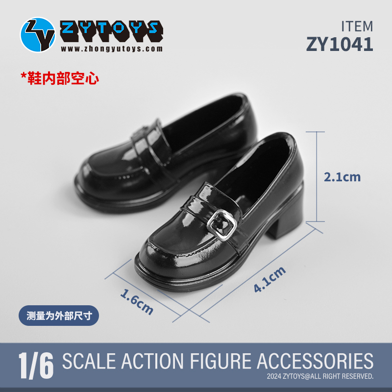 ZY1041女款 1/6 乐福鞋法式圆头小皮鞋