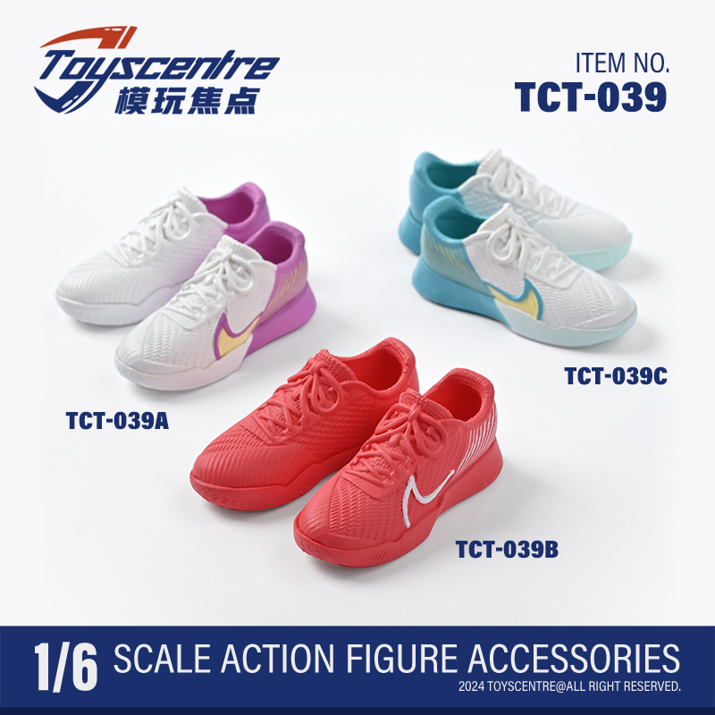 1/6 TCT-039 女款玩具模型运动鞋 娃鞋 