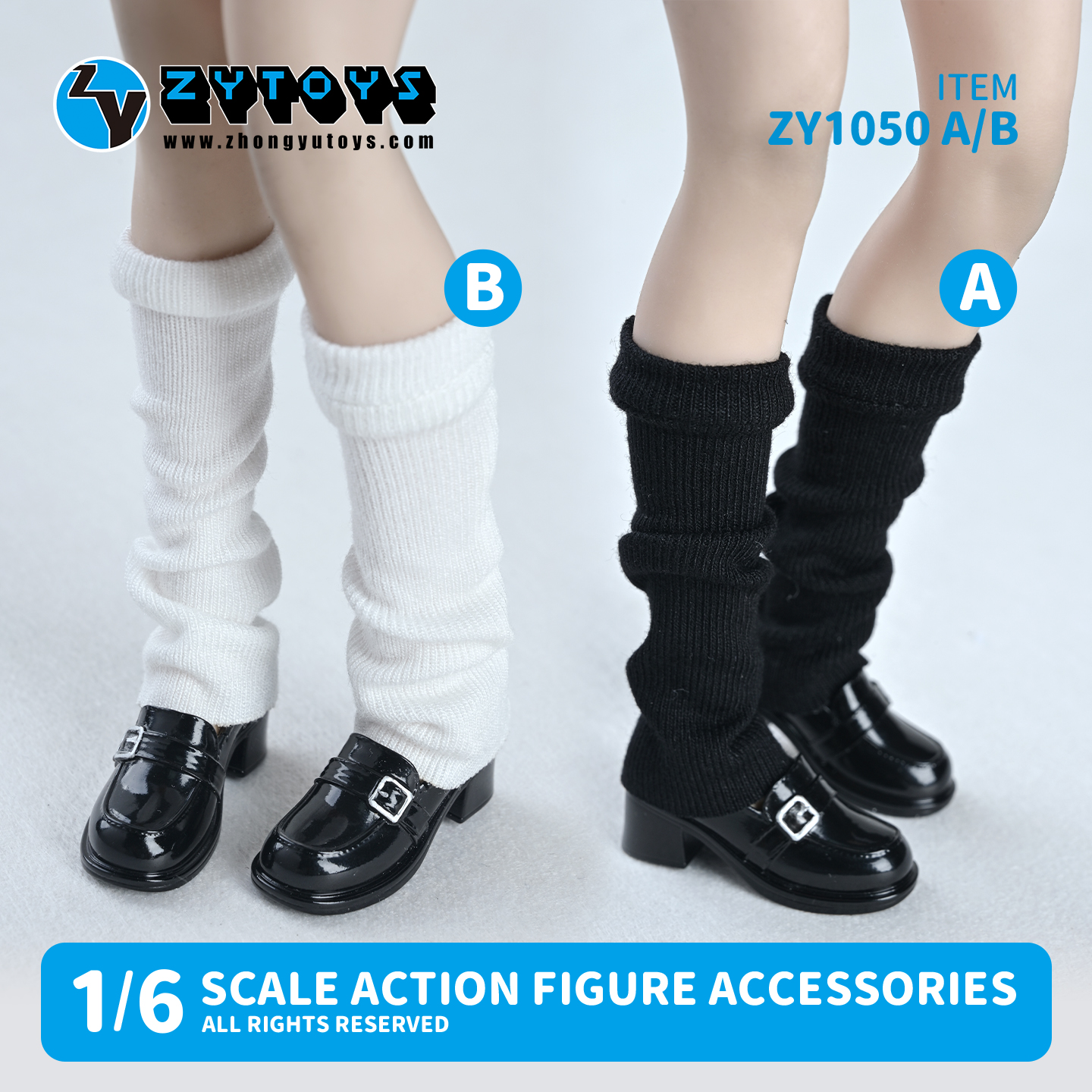 ZY1050堆堆袜1/6女兵人JK6分bjd袜子